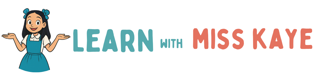 Learn With Miss Kaye Logo
